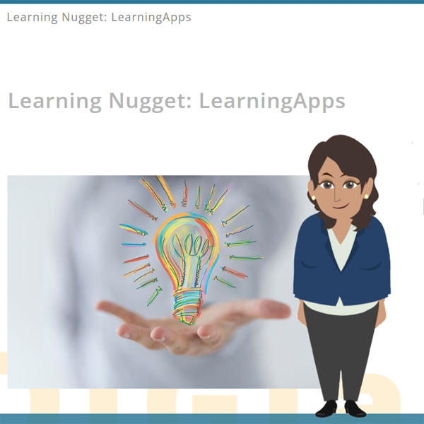 Öffnen 02 - Learning Nugget: Learning Apps (Übungsformat)
